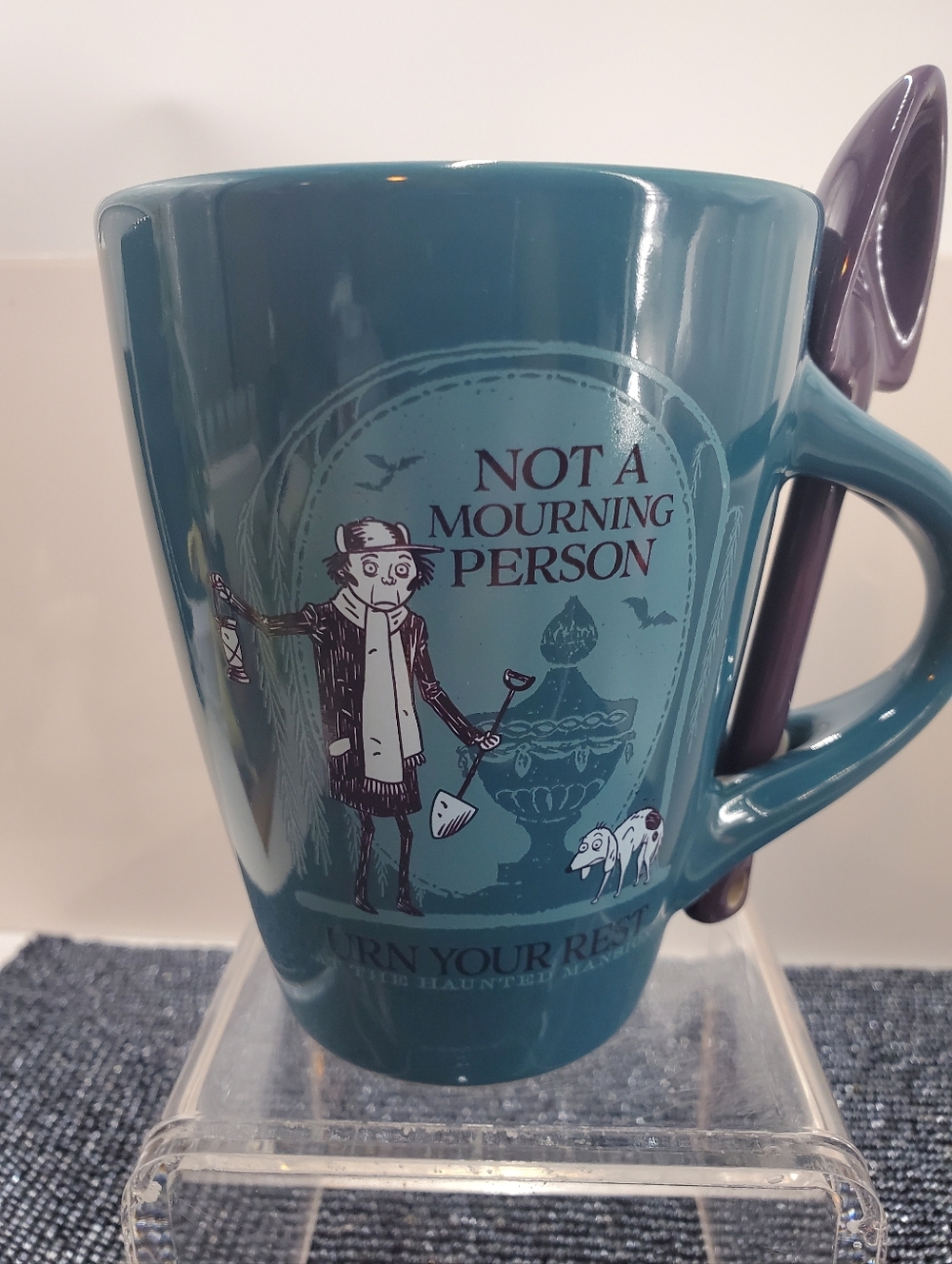 Disney Parks Haunted Mansion Not A Mourning Person Caretaker Mug New (NAV1)